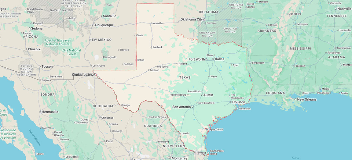 Texas Map